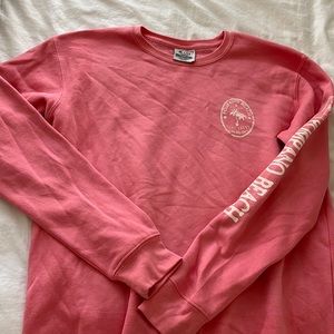 Pompano Beach Florida Crewneck - pink - size L - worn once